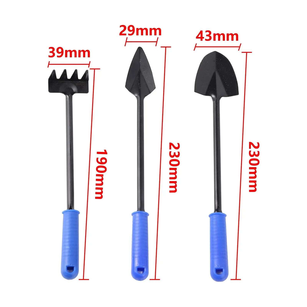 3-Piece Mini Garden Tool Set for Planting, Weeding, and Fertilizing Tasks-Allen Cozy Haven Store