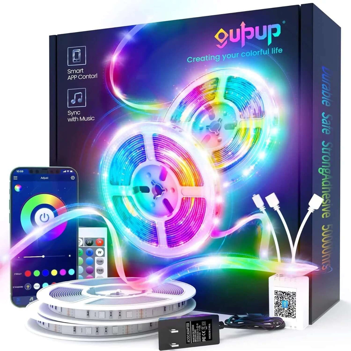 Transform Your Space with Bluetooth LED Strip Lights-Allen Cozy Haven Store