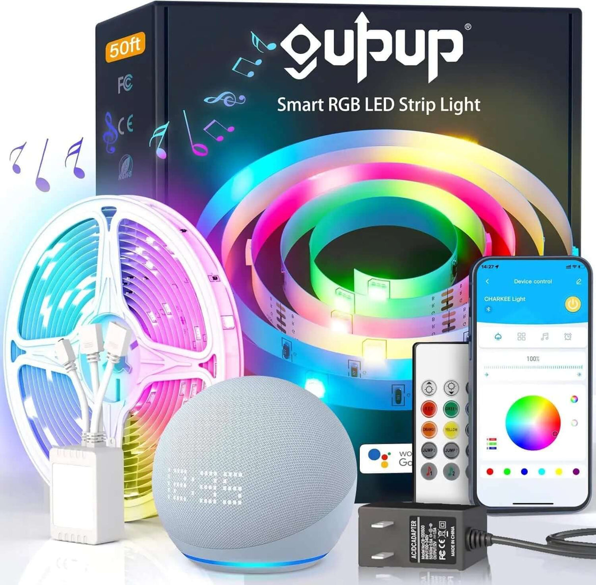 Transform Your Space with Bluetooth LED Strip Lights-Allen Cozy Haven Store