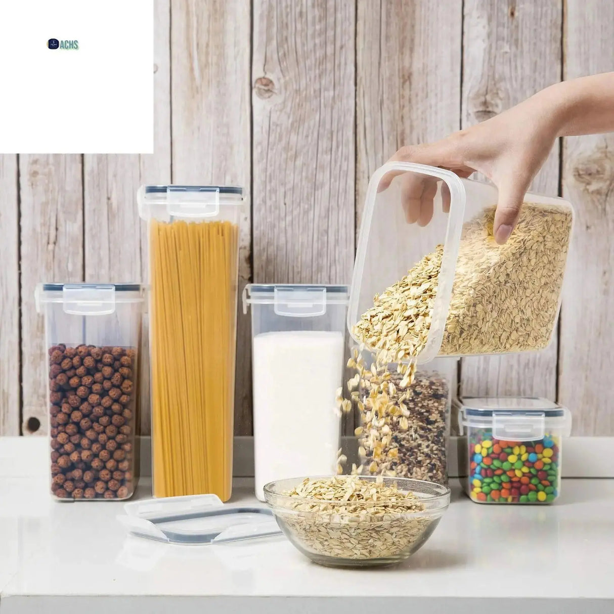Airtight BPA-Free 7-Piece Food Storage Container Set - Allen Cozy Haven Store -