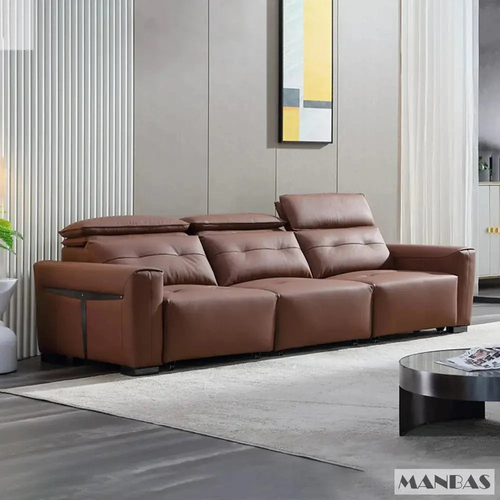 Electric Convertible Sofa Bed for Cinema Living Room Allen Cozy Haven Store