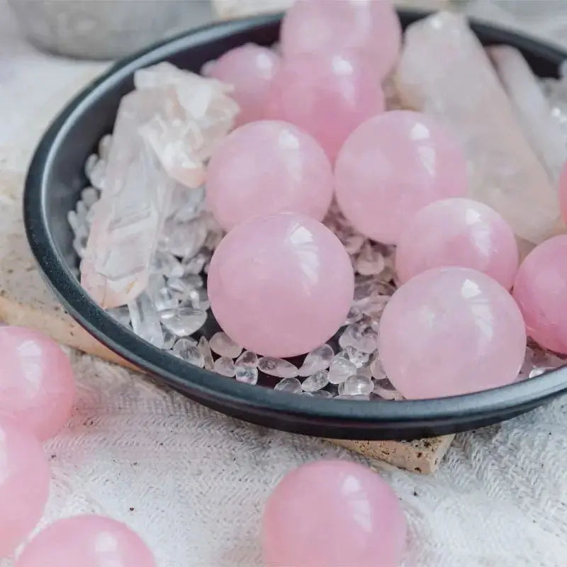 Elegant Natural Crystal Sphere Collection for Home Décor-Allen Cozy Haven Store