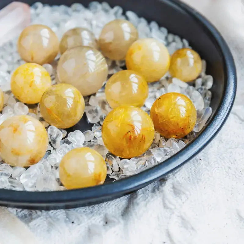 Elegant Natural Crystal Sphere Collection for Home Décor-Allen Cozy Haven Store