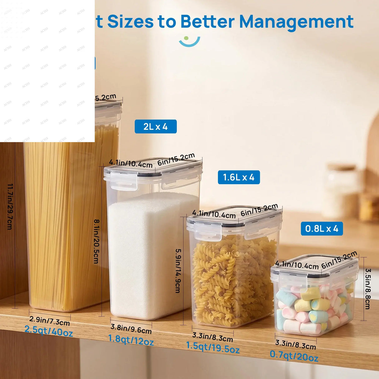 Elevate Your Kitchen with the 14-Piece Airtight Food Storage Container Set - Perfect for Organizing Your Pantry! Allen Cozy Haven Store