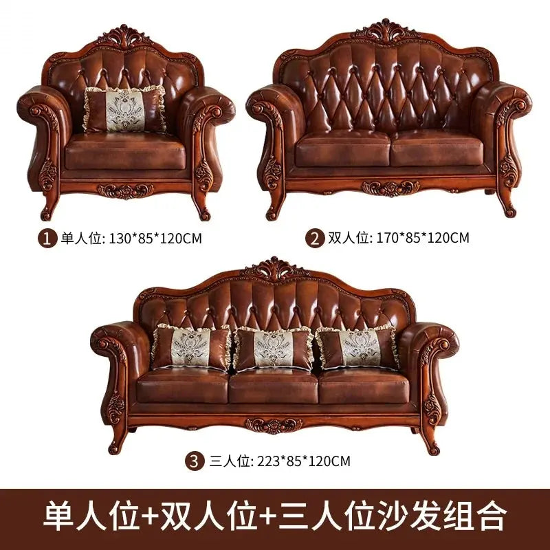 Genuine Leather Sofa Chair Luxury Modern Individual Loveseat Sofa Lounge Designer Woonkamer Banken Living Room Furniture Allen Cozy Haven Store