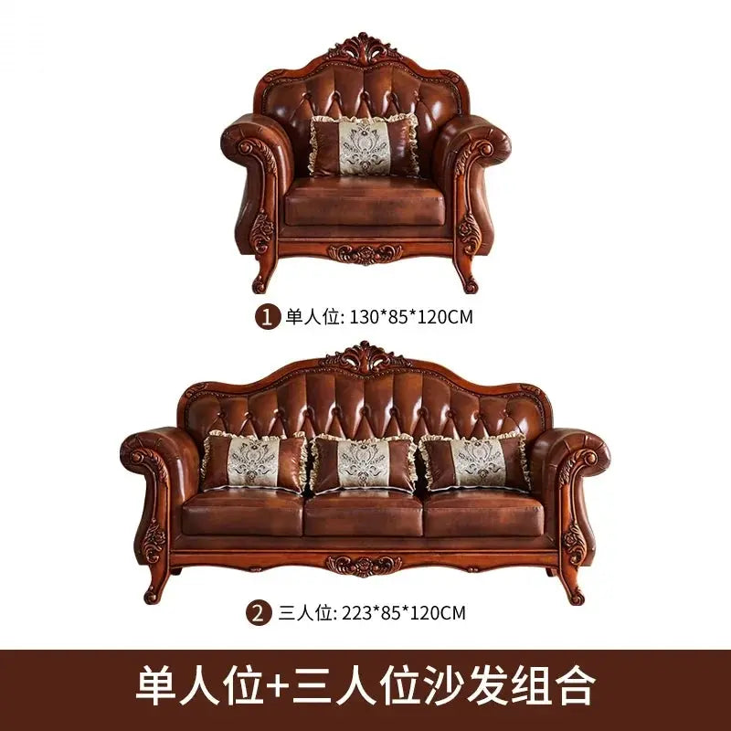 Genuine Leather Sofa Chair Luxury Modern Individual Loveseat Sofa Lounge Designer Woonkamer Banken Living Room Furniture Allen Cozy Haven Store