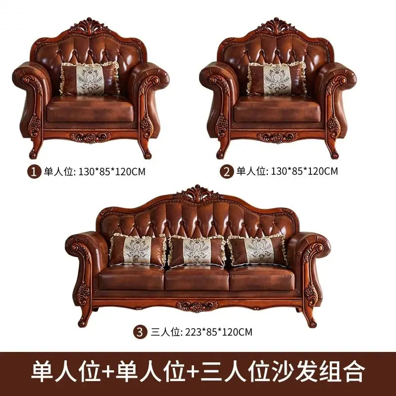 Genuine Leather Sofa Chair Luxury Modern Individual Loveseat Sofa Lounge Designer Woonkamer Banken Living Room Furniture Allen Cozy Haven Store