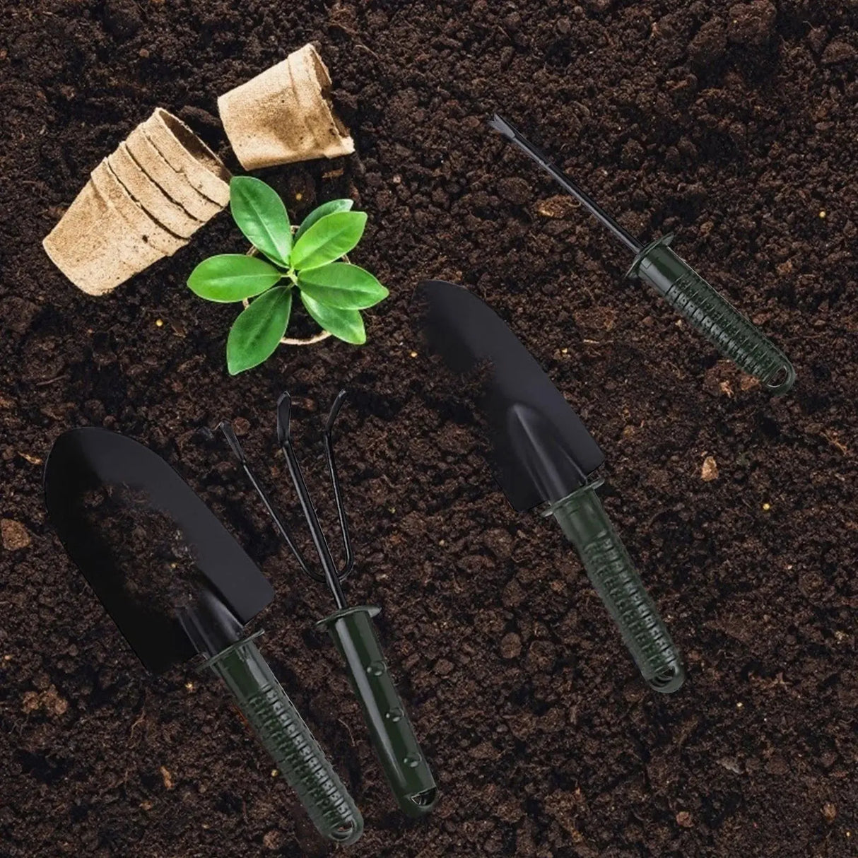 Professional Gardening Tools Set: Compact Shovel and Planting Accessories Combination-Allen Cozy Haven Store