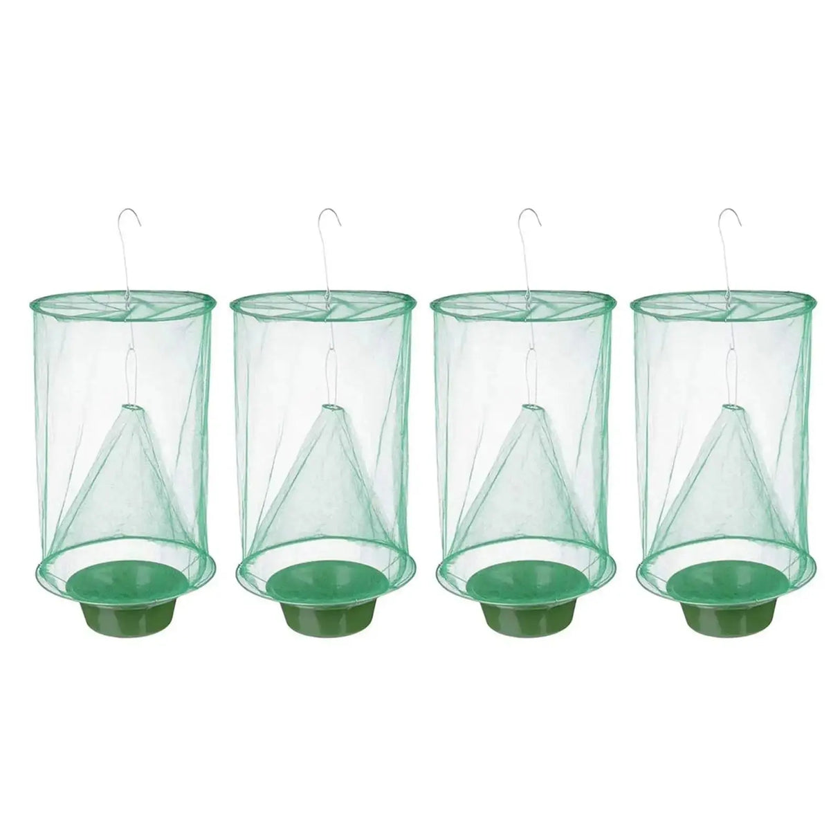 Set of 4 Reusable Foldable Outdoor Fly Traps for Agricultural and Garden Use-Allen Cozy Haven Store