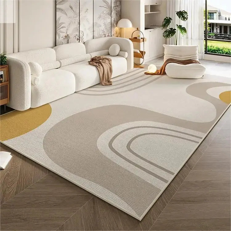 Simple Style Carpets for Living Room Rugs Customizable Bedroom Decor Home Crystal Velvet Lounge Big Size Floor Mats Dining Room Allen Cozy Haven Store