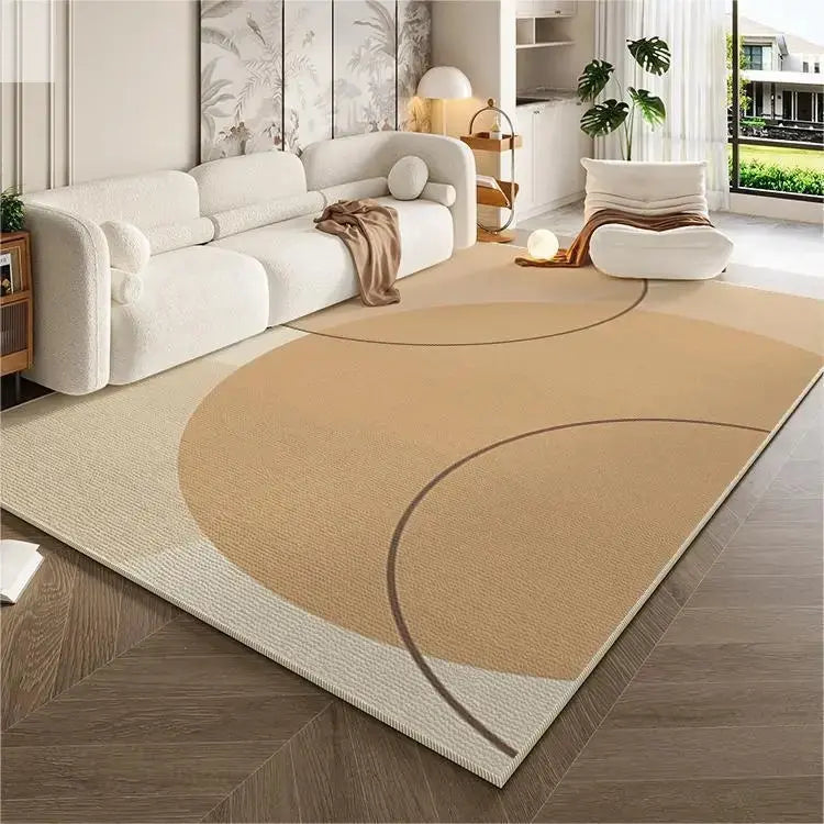 Simple Style Carpets for Living Room Rugs Customizable Bedroom Decor Home Crystal Velvet Lounge Big Size Floor Mats Dining Room Allen Cozy Haven Store