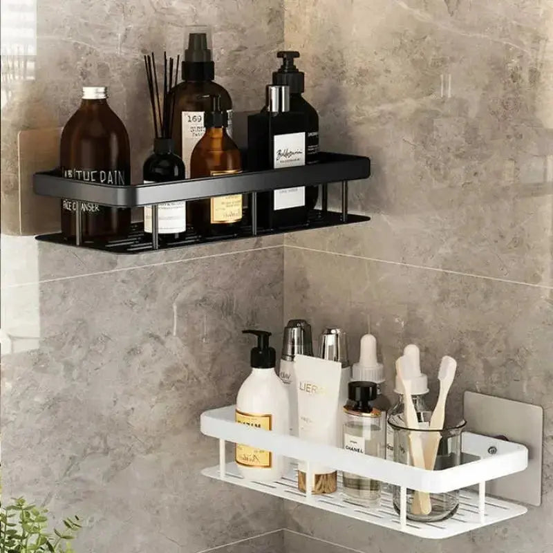 Wall-Mounted Bathroom Shelves - No Holes Needed Allen Cozy Haven Store