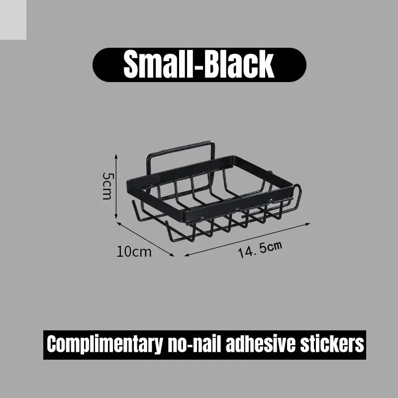 Wall-Mounted Bathroom Shelves - No Holes Needed Allen Cozy Haven Store