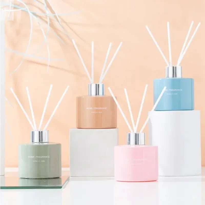 YXYMCF Aromatherapy Household Fragrance Reed Diffuser Sets Air Freshener Bedroom Diffuser Bottle Ornaments Toilet Essential Oil Allen Cozy Haven Store