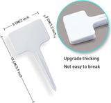 100 Reusable T-Shape Outdoor Plant tags with Waterproof Markers-Allen Cozy Haven Store