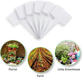 100 Reusable T-Shape Outdoor Plant tags with Waterproof Markers-Allen Cozy Haven Store