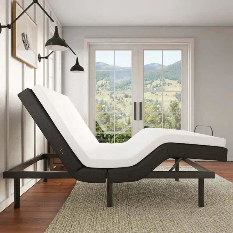 15-Inch Zero Gravity Adjustable Bed with Massaging Feature and Wireless Remote Control-Allen Cozy Haven Store