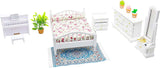 1:12 Scale Miniature Ceramic Bathroom Furniture Set - Ideal Accessories for Miniature Homes and Gifts-Allen Cozy Haven Store