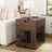 2025 New Wooden Dog Crate End Table with Storage  and QC3.0 Wireless Charging Allen Cozy Haven Store
