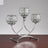 3 Arms Candelabras Crystal Candle Holder Candlelight Arch Bridge Goblet Candle Holder Bowl Tealight Candlestick Holder Home decor Allen Cozy Haven Store