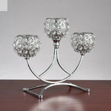 3 Arms Candelabras Crystal Candle Holder Candlelight Arch Bridge Goblet Candle Holder Bowl Tealight Candlestick Holder Home decor Allen Cozy Haven Store