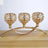 3 Arms Candelabras Crystal Candle Holder Candlelight Arch Bridge Goblet Candle Holder Bowl Tealight Candlestick Holder Home decor Allen Cozy Haven Store