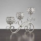 3 Arms Candelabras Crystal Candle Holder Candlelight Arch Bridge Goblet Candle Holder Bowl Tealight Candlestick Holder Home decor Allen Cozy Haven Store