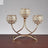 3 Arms Candelabras Crystal Candle Holder Candlelight Arch Bridge Goblet Candle Holder Bowl Tealight Candlestick Holder Home decor Allen Cozy Haven Store