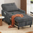 "3-in-1 Sleeper Chair - Convertible Futon with USB Ports & Side Pockets, Adjustable Recliner for Small Spaces & Bedrooms" Allen Cozy Haven Store
