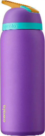 32-Ounce Insulated Stainless Steel Water Bottle with Straw and Locking Lid - Hint of Grape-Allen Cozy Haven Store