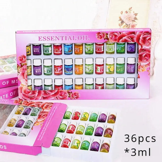 36-Pack Floral Essential Oils for Diffusers Allen Cozy Haven Store