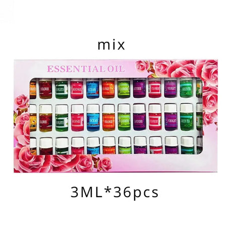 36-Pack Floral Essential Oils for Diffusers Allen Cozy Haven Store