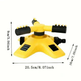 360-Degree Automatic Sprinkler for Efficient Large Area Irrigation-Allen Cozy Haven Store