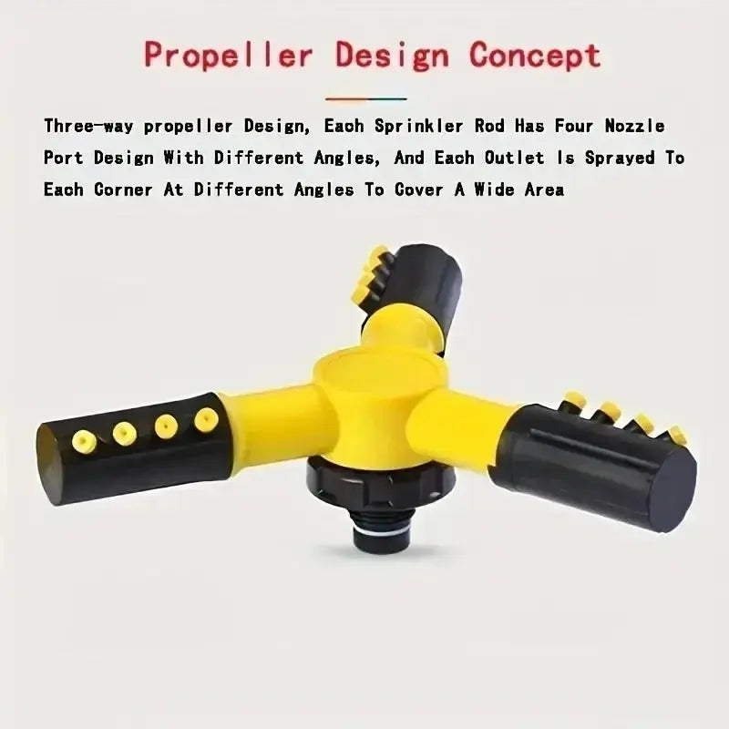 360-Degree Automatic Sprinkler for Efficient Large Area Irrigation-Allen Cozy Haven Store
