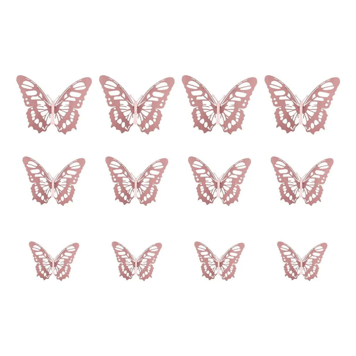 3D Hollow Butterfly Wall Stickers Home Decor Cardboard Butterfly Wall Stickers Home Decor Accessories Accesorios De Cocina-Allen Cozy Haven Store