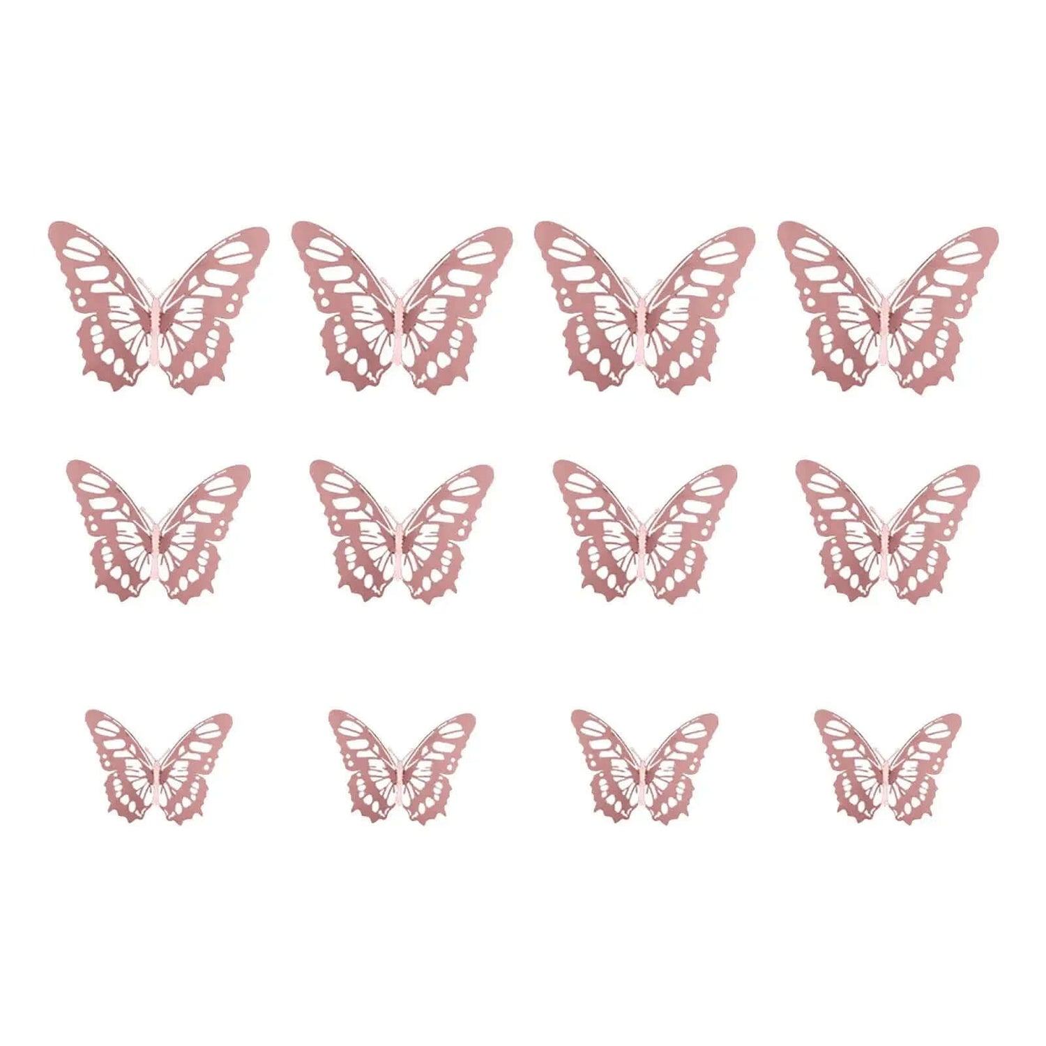 3D Hollow Butterfly Wall Stickers Home Decor Cardboard Butterfly Wall Stickers Home Decor Accessories Accesorios De Cocina-Allen Cozy Haven Store