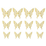 3D Hollow Butterfly Wall Stickers Home Decor Cardboard Butterfly Wall Stickers Home Decor Accessories Accesorios De Cocina-Allen Cozy Haven Store