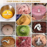 5L Electric Meat Grinders Multifunctional Vegetable Slicer Chopper 304Stainless Steel Food Processor Mixer Machine Kitchen Tool Allen Cozy Haven Store