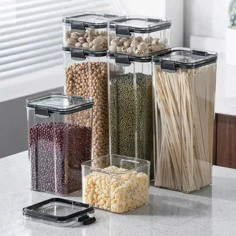 Airtight Kitchen 7pcs Food storage Containers Set BPA Free Allen Cozy Haven Store