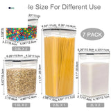 Airtight BPA-Free 7-Piece Food Storage Container Set - Allen Cozy Haven Store -  
