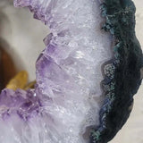 Amethyst Half Portal and Half Circle Decorative Accent for Home-Allen Cozy Haven Store