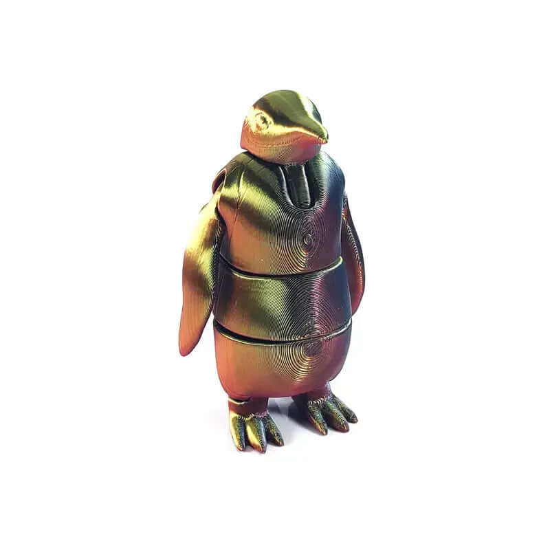 Articulating 3D Printed Penguin Sculpture - Elegant Home Décor Ornament-Allen Cozy Haven Store