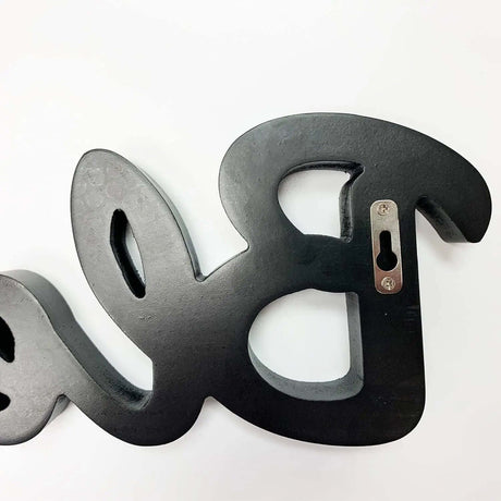"16'' Black 'Blessed' Cut-Out Block Letters Wooden Home Decor-Allen Cozy Haven Store
