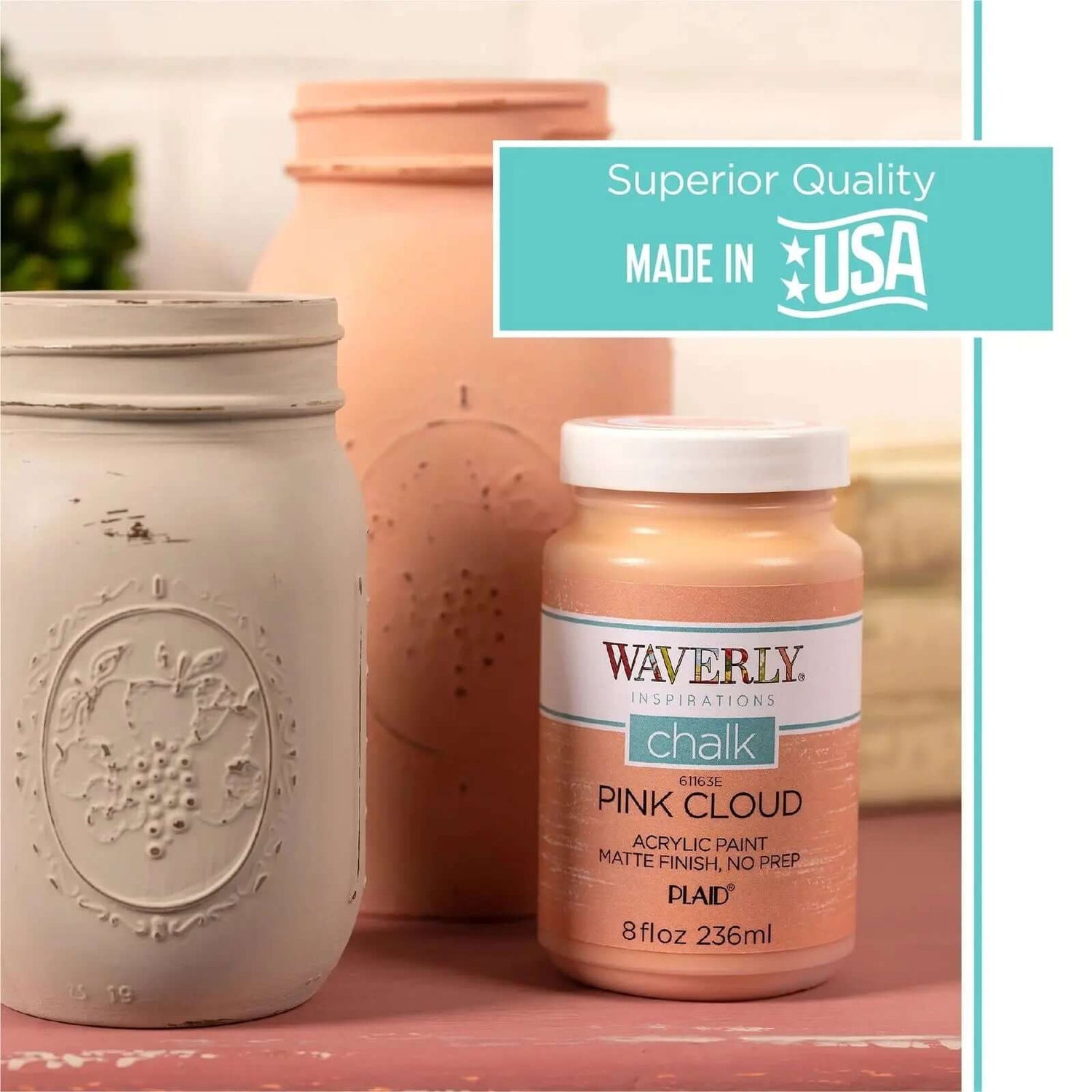 Chalk Paint Set - Ivory, Celery, and Moss (3 x 8 Fl Oz)-Allen Cozy Haven Store