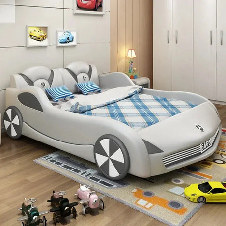 Children Luxury Boys Bed Pretty Unique Cute Nightstand Wood Storage Bed Car Design Camas Moderrna Inteligentes Bedroom Furniture Allen Cozy Haven Store