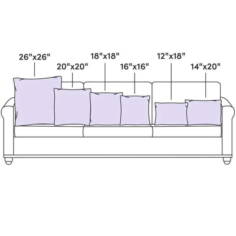 Didomenico Premium Square Euro Pillow Insert (Set of 2) - High-Quality Cushion Filling-Allen Cozy Haven Store