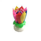 Double Lotus Flower Electronic Music Candle Allen Cozy Haven Store