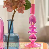 Elegant Glass Taper Candle Holders for Decor Allen Cozy Haven Store