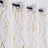 Elegant Tree Branch Sheer Curtains for Bedroom - Metallic Gold and White Grommet Window Treatment Set, 63 Inch Length, 2 Panels (52 x 63 Inch)-Allen Cozy Haven Store