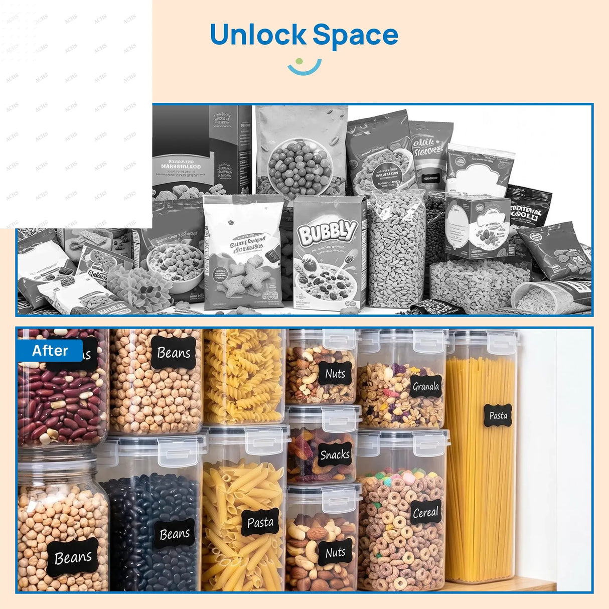 Elevate Your Kitchen with the 14-Piece Airtight Food Storage Container Set - Perfect for Organizing Your Pantry! Allen Cozy Haven Store